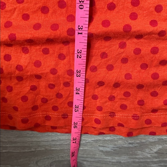 GUDRUN Sjoden JULIET tunic-dress POLKA DOT ORANGE Medium - Picture 13 of 13